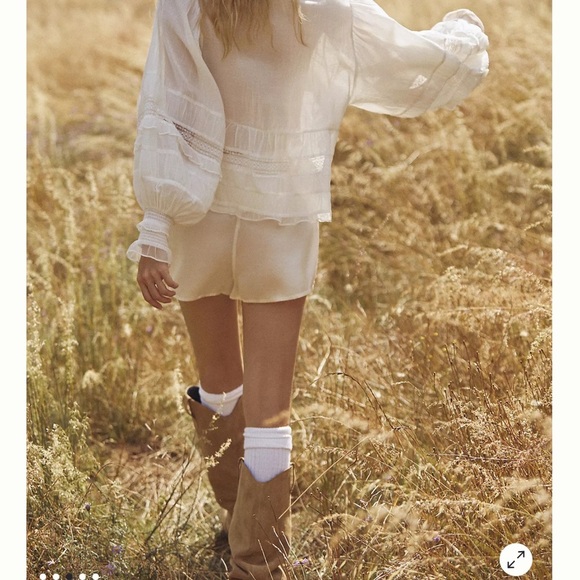 By Anthropologie Western Boots in Brown Tan Suede Size EU 37 *Worn Once* - Picture 7 of 16